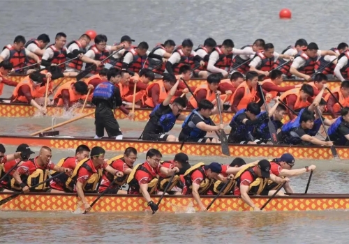 百舸争流奋楫先!2021“五芳斋杯”南湖龙舟竞渡和踏白船表演赛火热开赛!